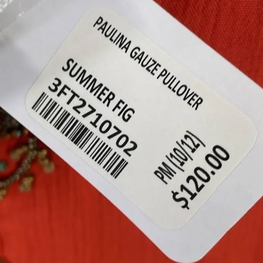 NEW soft surroundings Paulina pullover gauzy boho top - Picture 4 of 7